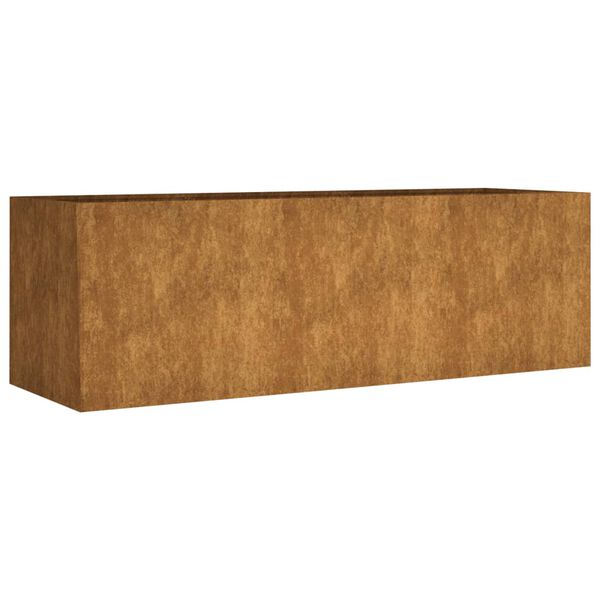 vidaXL Fioriera Rialzata da Giardino 120x40x40 cm in Acciaio Corten