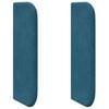 vidaXL Orecchia della Testata Blu 40,5 x 40,5 x 4 cm Velluto