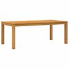 vidaXL Tavolo da pranzo 200 x 100 x 75 cm Legno di Quercia Massello