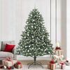 vidaXL Albero di Natale artificiale Verde 160 x 160 x 240 cm