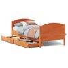 vidaXL Letto senza Materasso Marrone Cera 100x200 cm in Legno di Pino