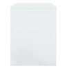 vidaXL Comodini 2 pz Bianco Lucido 45x34,5x44,5 cm in Truciolato