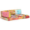vidaXL Cuscino per Divani Pallet Multicolore in Tessuto Patchwork