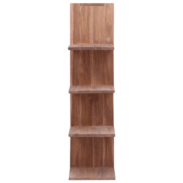 vidaXL Libreria 100x30x120 cm in Legno Massello di Teak