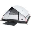vidaXL Tenda Familiare a Cupola 6 Persone Bianca Tessuto Impermeabile