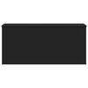 vidaXL Contenitore Portaoggetti Nero 100x42x46 cm Legno Multistrato