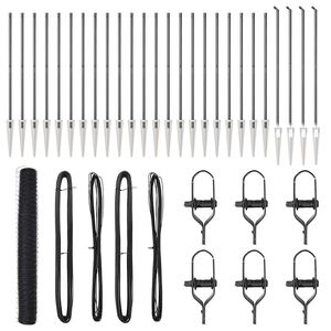 vidaXL Palo della recinzione Grigio