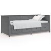 vidaXL Dormeuse Grigia 75x190 cm in Legno Massello di Pino