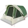 vidaXL Tenda Familiare Cabina per 6 Persone Verde Impermeabile