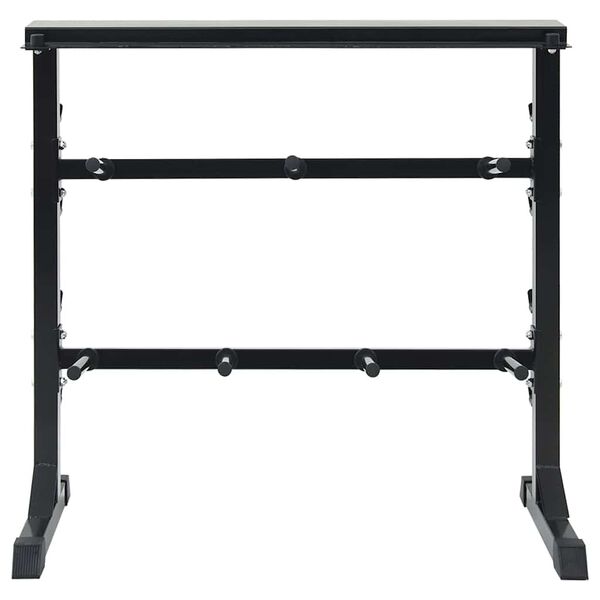 vidaXL Ripiano per Manubri Nero 99 x 45 x 95,5 cm