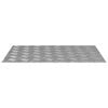 vidaXL Gradini per Scale 2 pz 70 x 50 cm Argento Alluminio