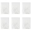 vidaXL Foglio antipolvere 6 pz Trasparente 400 x 500 cm HDPE