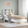 vidaXL Letto Libreria senza Materasso Bianco 90x190 cm Massello Pino