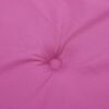 vidaXL Cuscino per Sedia a Sdraio Rosa in Tessuto Oxford