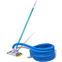 Vacuum per pulire la piscina con palo telescopico e tubo flessibile