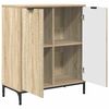 vidaXL Credenza Rovere Sonoma 69,5 x 33 x 82 cm Legno multistrato