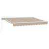 vidaXL Struttura della tenda Beige 250 x 200 cm