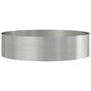 vidaXL Anello per vaso Argento 80 x 80 x 20 cm Acciaio inossidabile