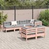 vidaXL Set Divani da Giardino 8 pz con Cuscini Massello Abete Douglas