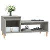 vidaXL Tavolino Salotto Grigio Cemento 100x50x45 cm Legno Multistrato