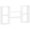 vidaXL Scaffale da parete Bianco 102 x 17 x 59 cm Legno ingegnerizzato