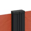 vidaXL Tenda da Sole Laterale Retrattile Terracotta 160x1000 cm