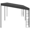 vidaXL Gazebo a Parete 3x6 m Antracite in Tessuto