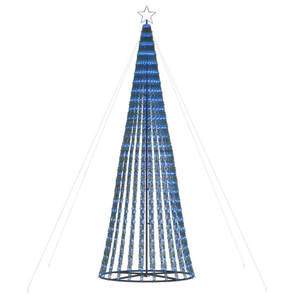 vidaXL Albero di Natale a LED 688 LED Blu 300 cm