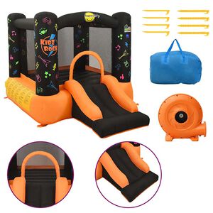 Happy Hop Castello Gonfiabile con Scivolo 210x280x170 cm in PVC