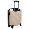 vidaXL Set Valigie Trolley a Custodia Rigida 2 pz Oro in ABS
