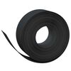 vidaXL Bordatura per giardino 25 m 20 cm PE Nero