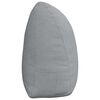 vidaXL Cuscino per Schiena Grigio chiaro 160 x 24 x 50 cm Tessuto