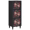 vidaXL Armadi di Stoccaggio con porta Multicolore 40 x 33,5 x 110 cm