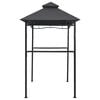 vidaXL Gazebo per Barbecue 240x150x255 cm Antracite in Acciaio