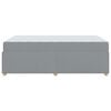 vidaXL Struttura del letto Grigio chiaro 120 x 200 cm Tessuto