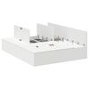 vidaXL Struttura letto con contenitore con porta Bianco 160 x 200 cm