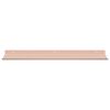 vidaXL Mensola sospesa 2 pcs Rosa 60 x 18 x 2,5 cm Acciaio