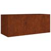 vidaXL Fioriera Rialzata da Giardino 200x80x80 cm in Acciaio Corten