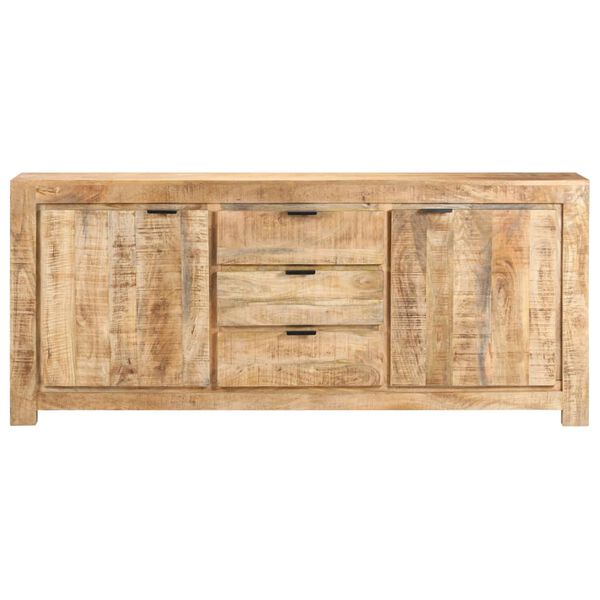 vidaXL Credenza 175x40x75 cm in Legno di Mango Grezzo