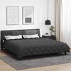 vidaXL Duvet Invernale Nero e antracite 220 x 200 cm Microfibra