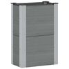 vidaXL Letto rialzato da giardino Grigio 50 x 30 x 72 cm
