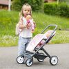 Smoby Passeggino Giocattolo Sportivo Bambole Gemelle Maxi-Cosi Rosa