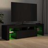 vidaXL Mobile Porta TV con Luci LED Nero 140x36,5x40 cm