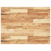 vidaXL Piano Tavolo Rettangolare 100x60x4 cm Legno Massello di Acacia