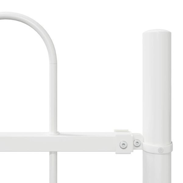 vidaXL Recinzione per Giardino 5 pcs Bianco 8,5 x 0,6 m