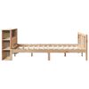 vidaXL Letto Libreria senza Materasso 120x200cm Legno Massello di Pino