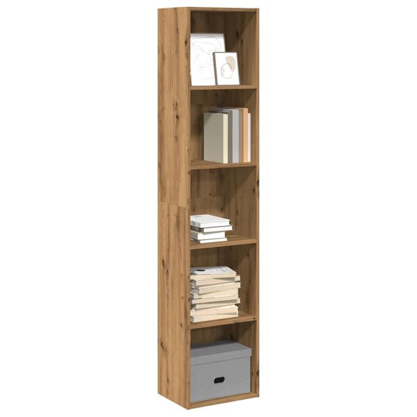vidaXL Libreria Rovere Artigianale 40x30x189 cm in Legno Multistrato