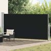 vidaXL Tenda da Sole Laterale Retrattile 160 x 500 cm Nera