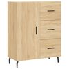 vidaXL Credenza Rovere Sonoma 69,5x34x180 cm in Legno Multistrato