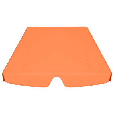 vidaXL Baldacchino per Dondolo Giardino Arancione 150/130x105/70 cm
